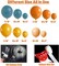 Retro Blue Orange Yellow Balloon Arch Garland Kit 149pcs for Here Comes the Son Baby Shower Boy First Trip Around the Sun Theme Birthday Groovy Boho Party Backdrop Decoration (Slate Blue)